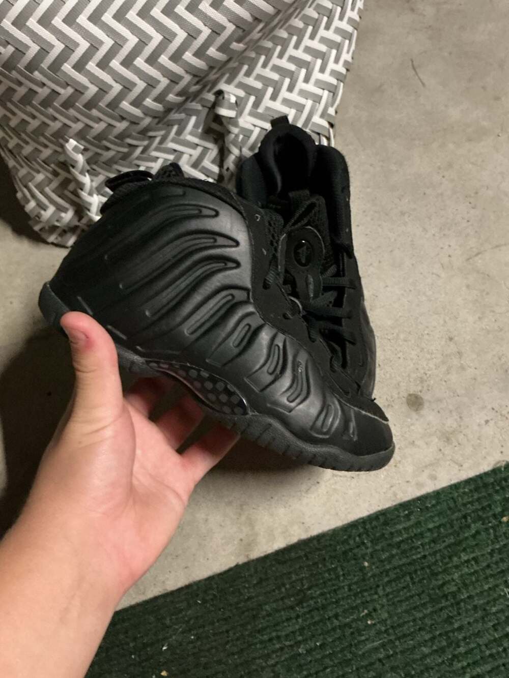 Nike Toddler Little Posite One Black Anthracite Sneakers Size 13C